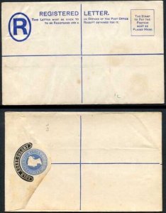 Gold Coast Colony O/P on 2d Blue Registered Letter Mint