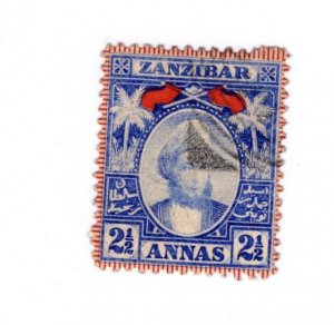 Zanzibar #41 - Used - CAT VALUE $1.60