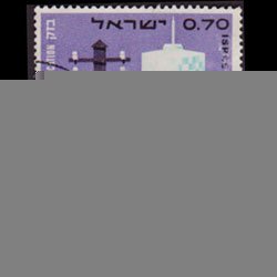 ISRAEL 1965 - Scott# 294 ITU Cent.tab Set of 1 Used