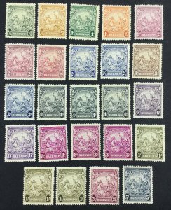 MOMEN: BARBADOS SG # 1938-47 MINT OG H LOT #6752