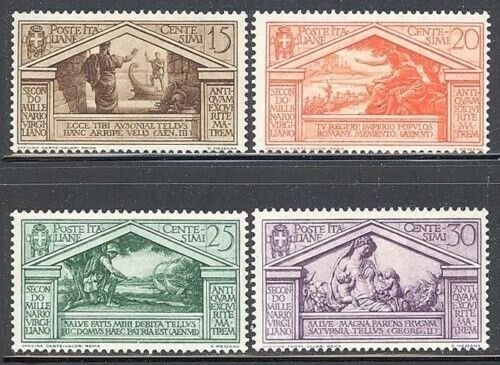 Italy 1930 Virgil Bimillenary Birth set Sc# 248-56 mint