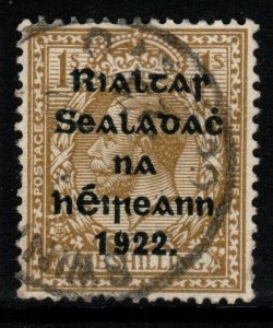 IRELAND SG43 1922 1/= BISTRE-BROWN FINE USED