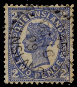 Queensland #114 QV Definitive Wmk.68 Used