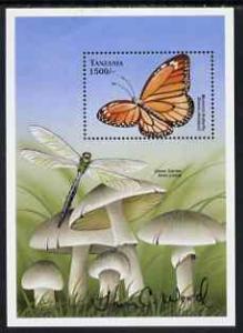 Tanzania 2000 (?) Flora & Fauna perf m/sheet (butterf...