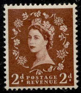GB Stamps #356c Mint OG MNH Wmk. 322 - QEII Definitive - Graphite Lines