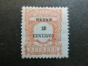1921 A4P10F52 Portuguese Guinea Postage Due Stamp 2cmh*-