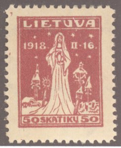Lithuania, Scott #75, MH