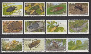 Belize 1035-1046 Insects MNH VF