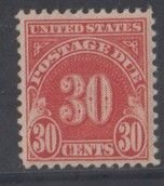 US J75 Postage Dues VF LH Barely Hinged cv $125