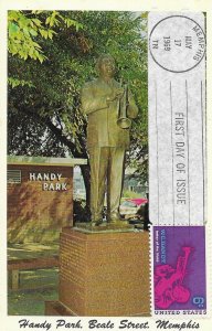 1969 FDC, #1372, 6c William C. Handy, postcard