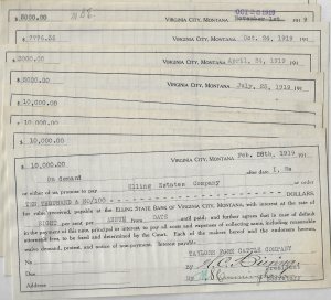 1919 Loans to a Defrauded Montana Ranch - Ephemera 1167