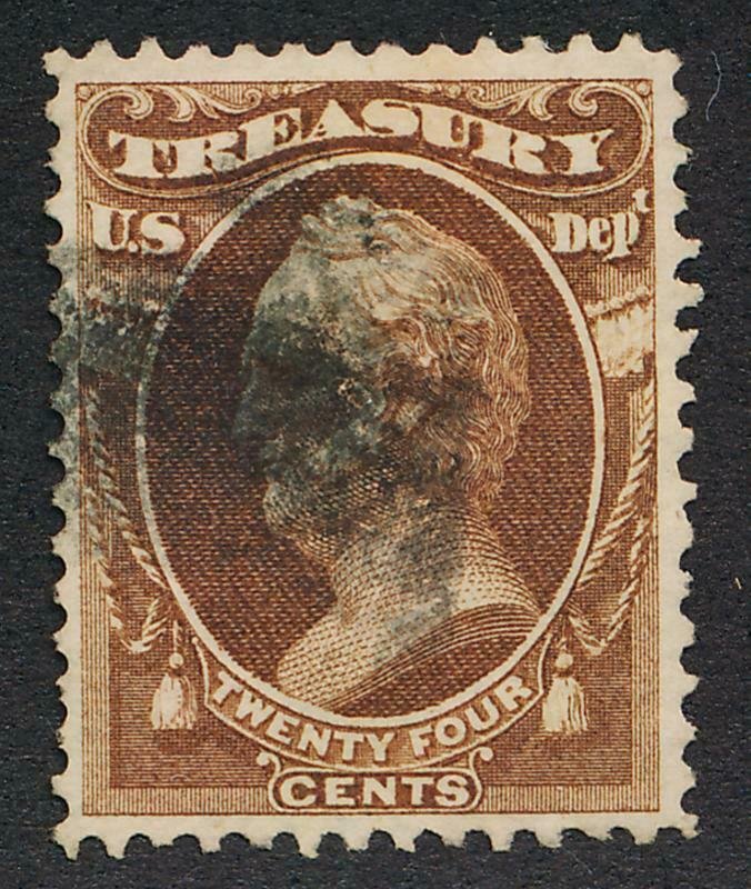 UNITED STATES (US) O80 USED VF 24c TREASURY