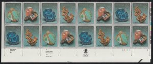 2700-03 Minerals Plate Block of 16 Stamps MNH