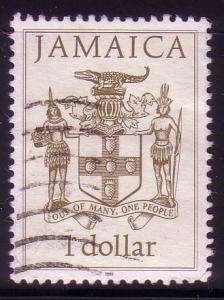 Jamaica $1 used