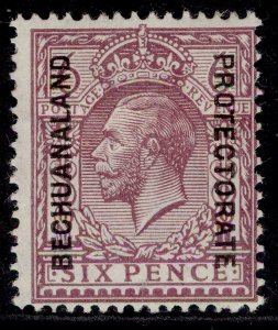 BECHUANALAND PROTECTORATE GV SG96, 6d reddish purple, M MINT. Cat £75.