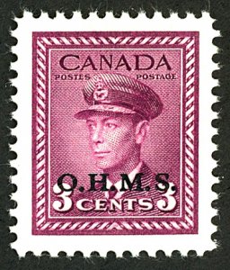 Canada #O3 MINT OG HR