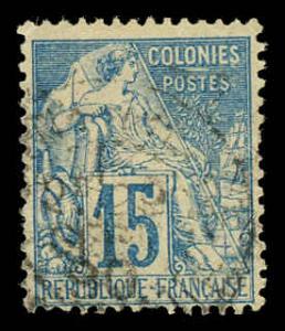 French Colonies 51 Used