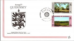 Guernsey, Worldwide First Day Cover, Art