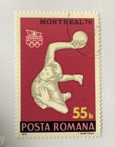 Romania 1976 Scott 2631 CTO - 55b, Montreal Olympic Games, Handball