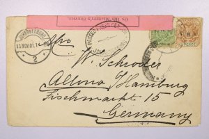 South Africa 1901 Censor Cover to Germany - L39466