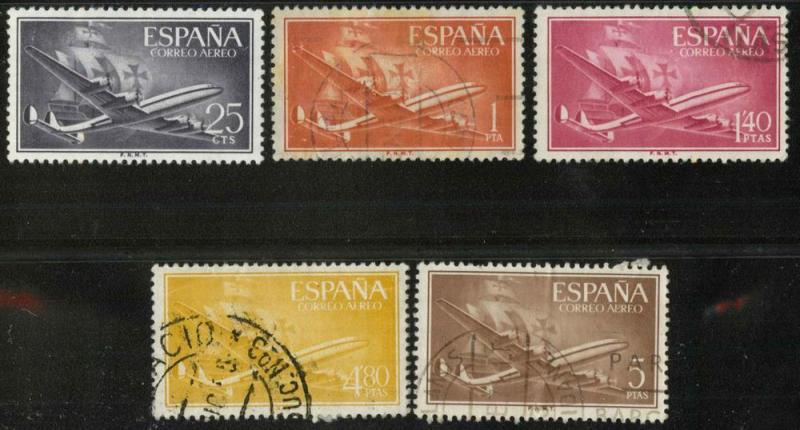Spain C148, C150, C152, C154, C155 Used VF ( 150,54,55 cr)