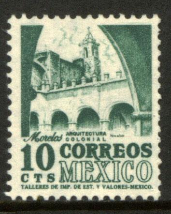 MEXICO 876, 10cents 1950 Definitive 2nd Printing wmk 300. MINT, NH. F-VF.