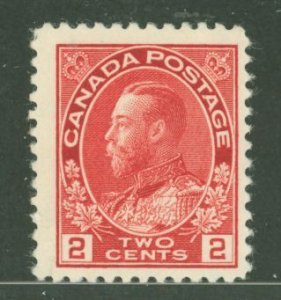 Canada #106 Mint (NH) Single (King)