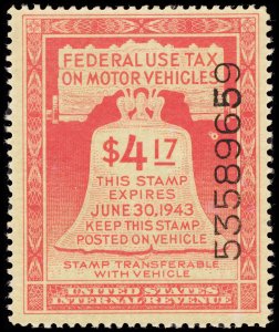 U.S. REV. MOTOR VEHICLE RV8  Mint (ID # 117671)