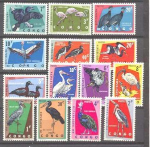 Congo D. 429-42 MNH Birds SCV11.65