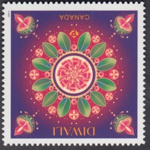 Canada - #3410i Diwali, Die Cut Stamp From Quarterly Pack (2023) - MNH