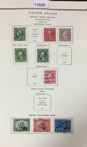 MOMEN: US STAMPS  # 538-550 1919-1921 USED COLLECTION  LOT #11626