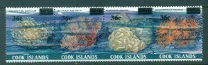 Cook is 1983 Marine Life Corals str4 Surch. 36c on 30c MLH