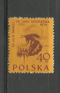 POLAND 1956, BEES , MH