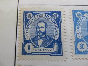 Honduras 1896 1c fine mng stamp A11P12F40