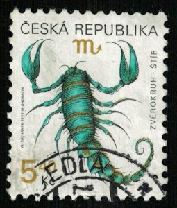 1999, Signs of the Zodiac: Scorpio, 5.40 Kc, Czech Republic (T-9622)