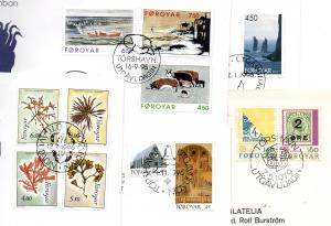 FAROES. 1979 -96. Five different FDC cover.