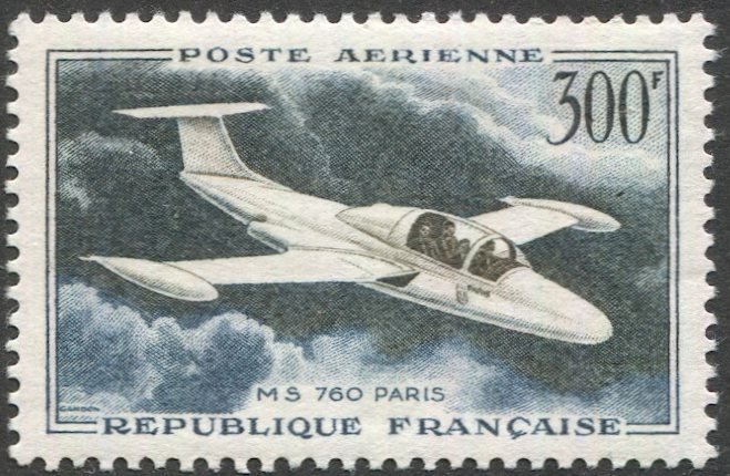FRANCE 1959 Sc C34 MLH  VF 300F  airmail