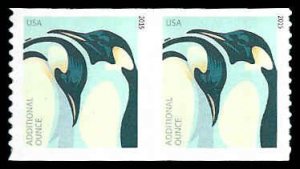 PCBstamps   US #4990 Coil Pair 44c(2x{22c})Emperor Penguins, MNH, (32)