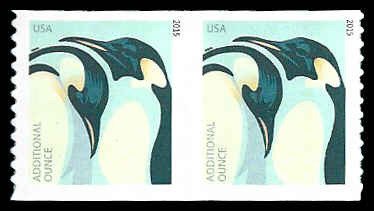 PCBstamps   US #4990 Coil Pair 44c(2x{22c})Emperor Penguins, MNH, (32)
