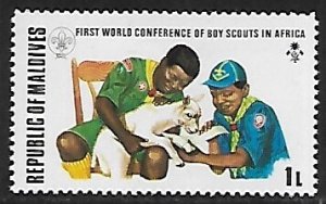 Maldive Islands # 427 - Scouts with Lamb - MNH.....(BRN18)