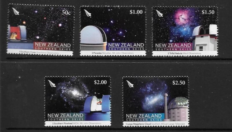 NEW ZEALAND SG2957/61 2007 SOUTHERN SKIES   MNH