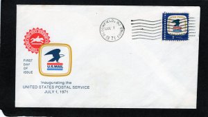 1396 U.S. Mail, FDC Bloomfield, NJ cancel