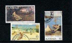 Australia QE MH Used To $10 Collection on Pages (Apx 200+Items)RAZ673