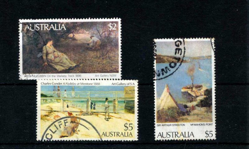 Australia QE MH Used To $10 Collection on Pages (Apx 200+Items)RAZ673