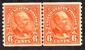 723 Mint,OG,NH... Line Pair... SCV $82.50... Gorgeous!