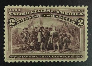 MOMEN: US STAMPS #231 MINT OG NH VF/XF LOT #55458