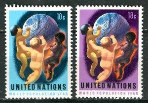 United Nations NY; 1974; Sc. # 252-253; **/MNH Cpl. Set