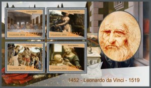 Stamps.Art, painting, 2016 year 8 sheets perforated MNH**