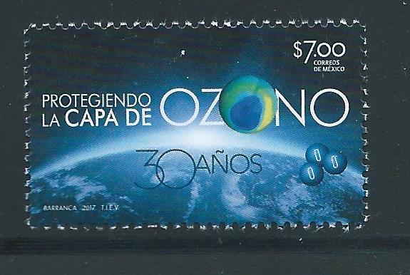 Mexico 3074 30th Protection of Ozone Layer single MNH