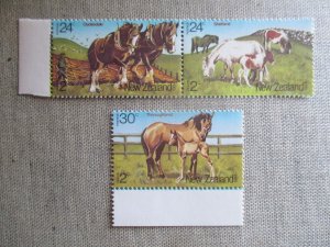 New Zealand, Scott# B118-B120, MNH